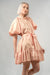 TCMBB PUFFY SLEEVE DRESS - PEACH