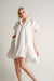 TCMBB PUFFY SLEEVE DRESS - WHITE